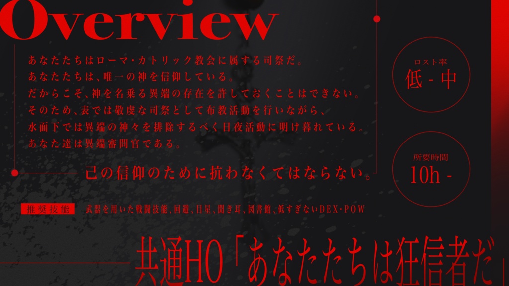 【CoCシナリオ】Fideicide【SPLL:E191157】