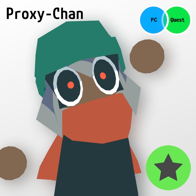 プロキシちゃん/Proxy-Chan　オリジナル3Dモデル　Fallback対応