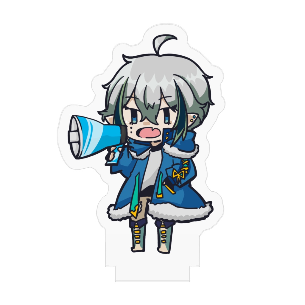 拡声器持ちミニ宙乃蒼のアクスタ