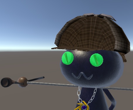 無償あり【Quest 対応】探偵セット(鹿討帽、パイプ)