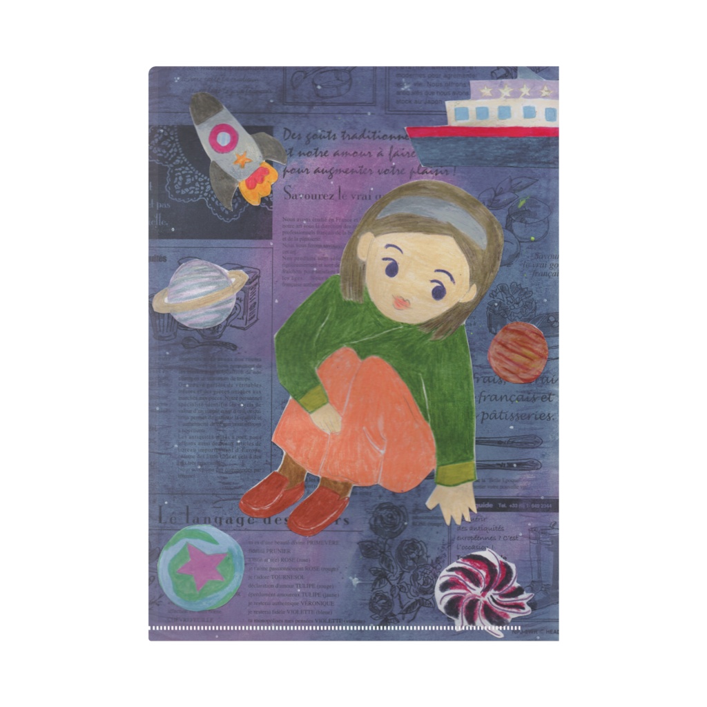 ガールズ クリアファイル