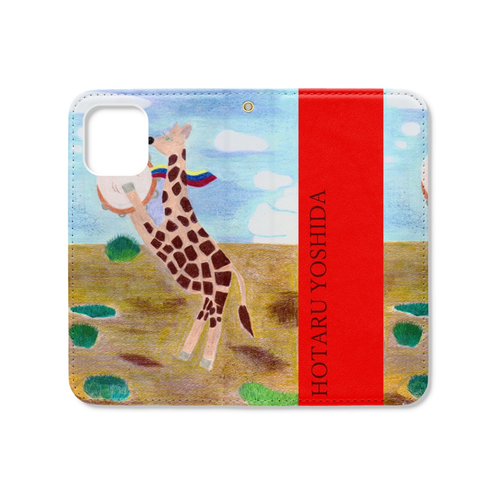 キリン　タンバリン　iPhone miniスマホケース