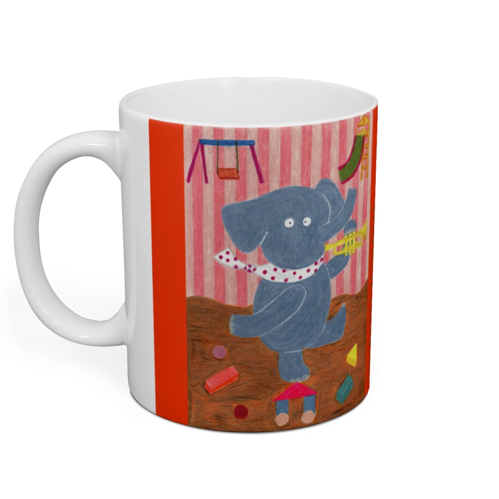 ゾウ トランペット マグカップ
