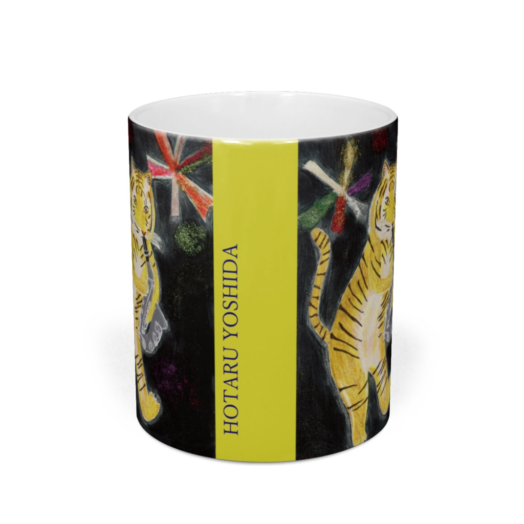 トラ サックス マグカップ