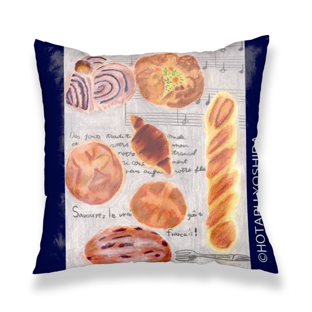 パン クッションカバー