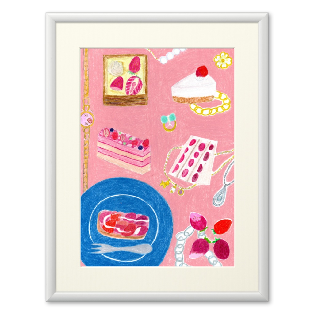 いちご　複製画　プリモアート