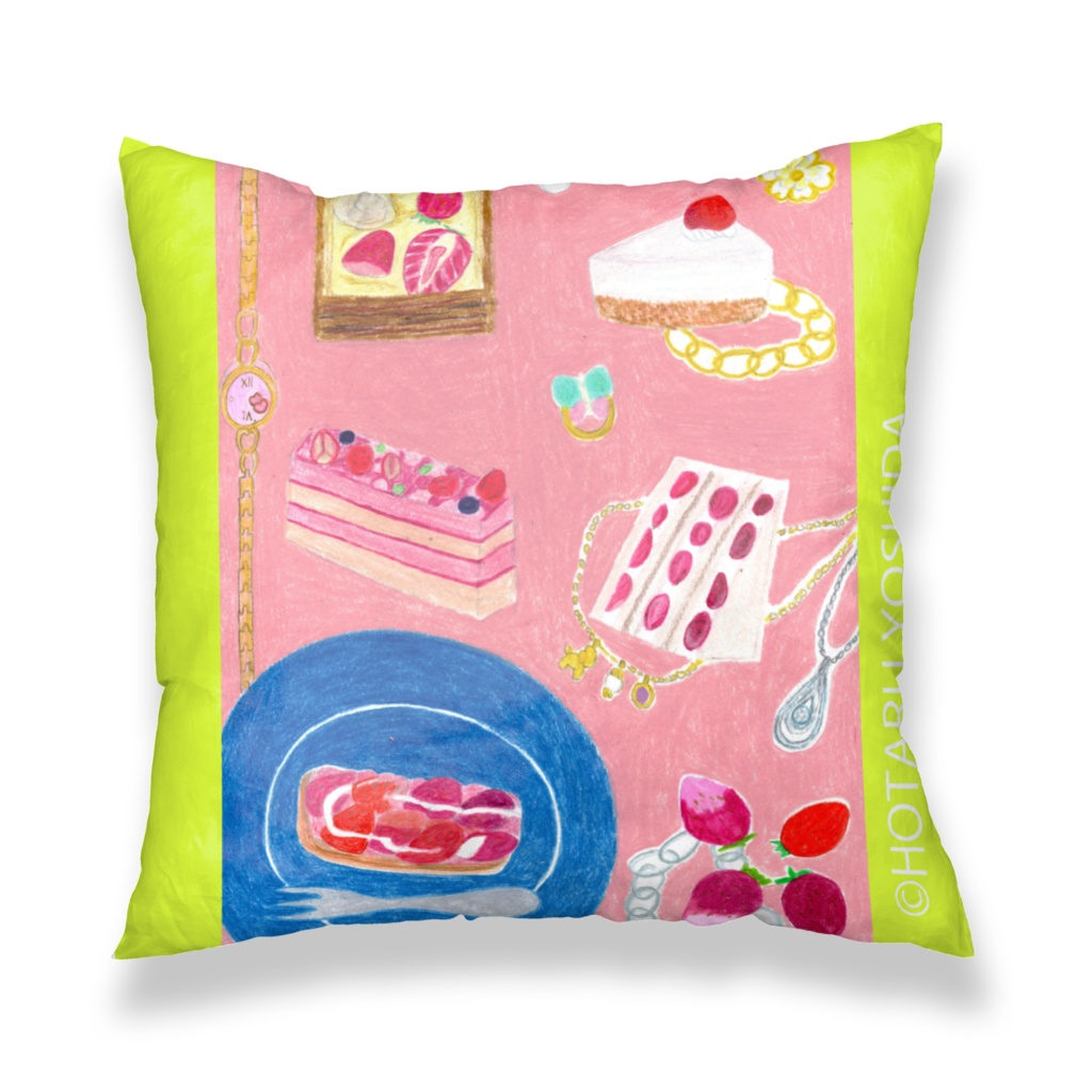 いちご クッションカバー