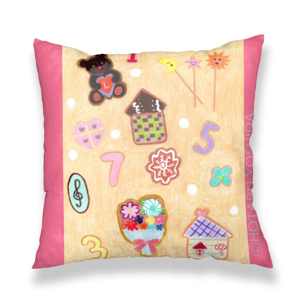 アイシングクッキー クッションカバー