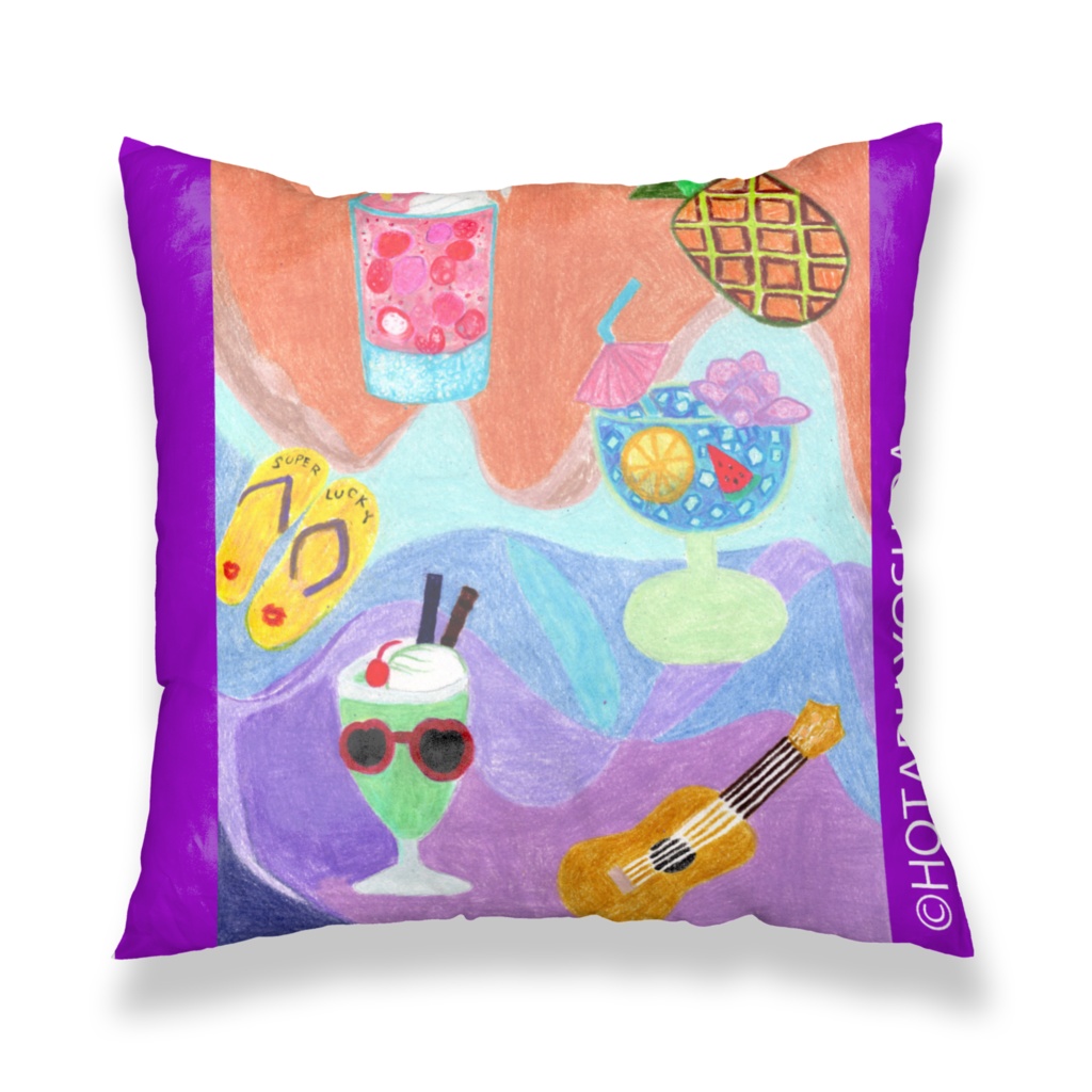 メロンソーダ クッションカバー