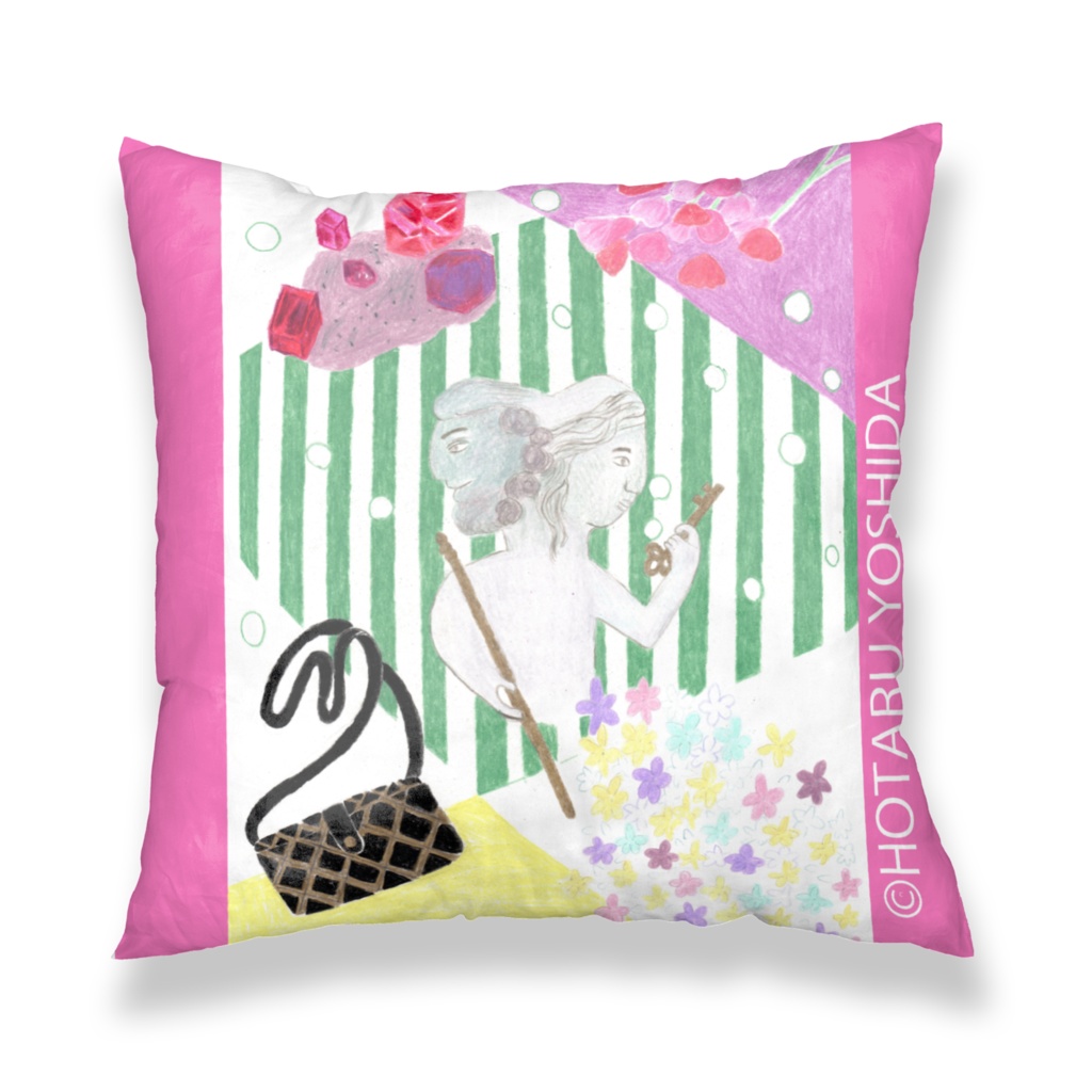 1月生まれの方へのクッションカバー