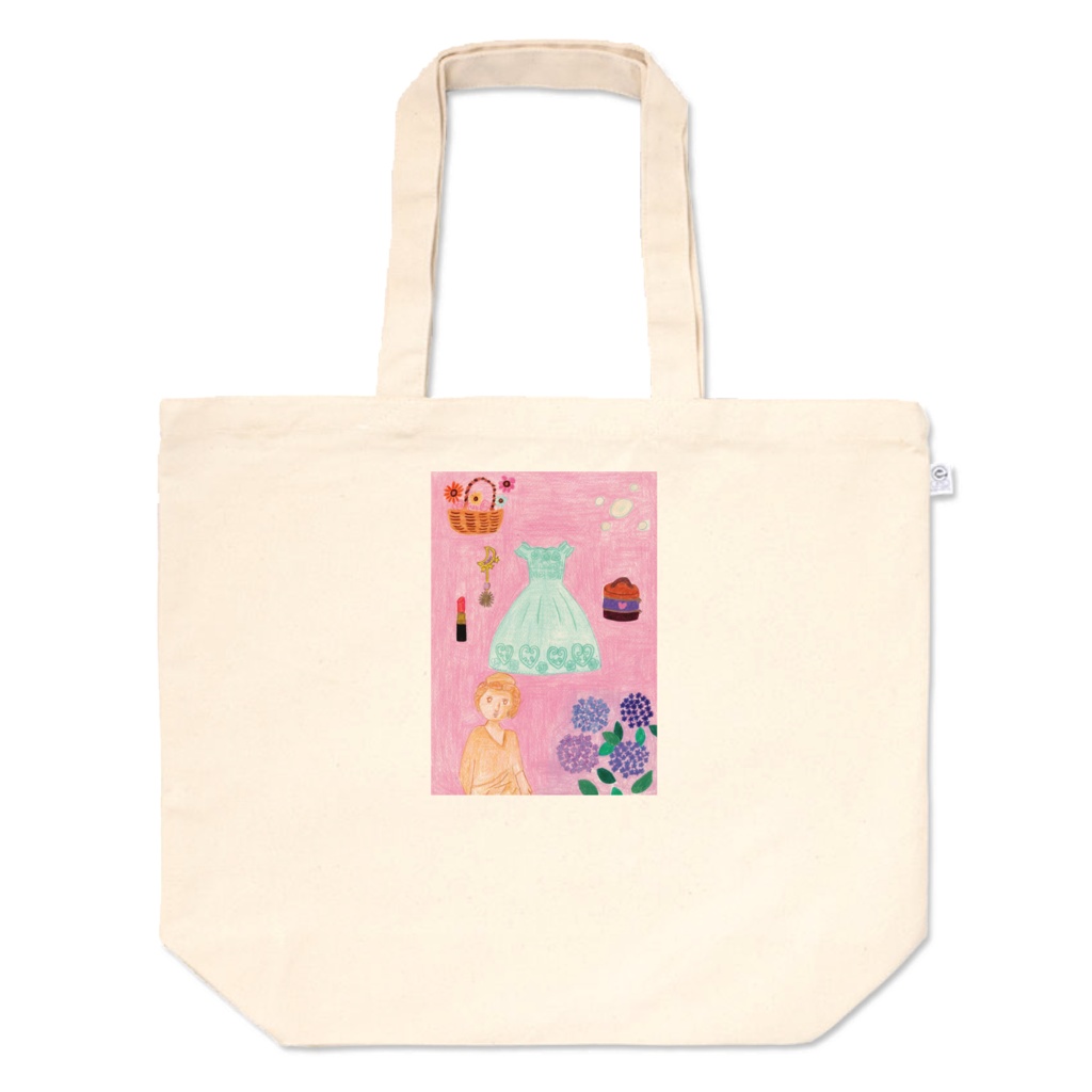 6月生まれの方へのトートバッグ