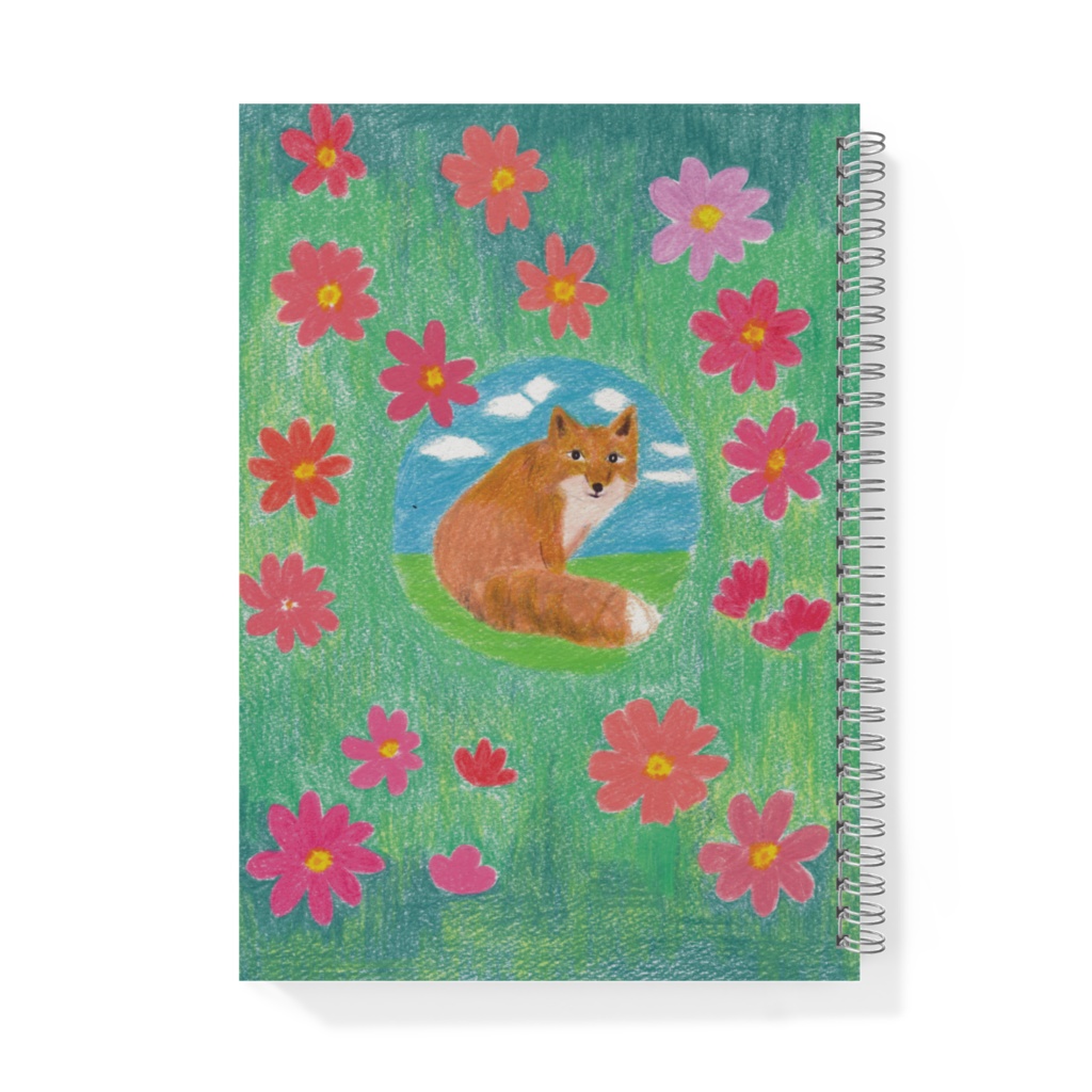 コスモスの迷い道、きつねの影リングノート