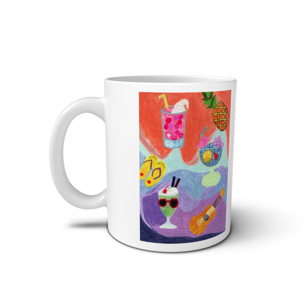 メロンソーダ&Hのマグカップ