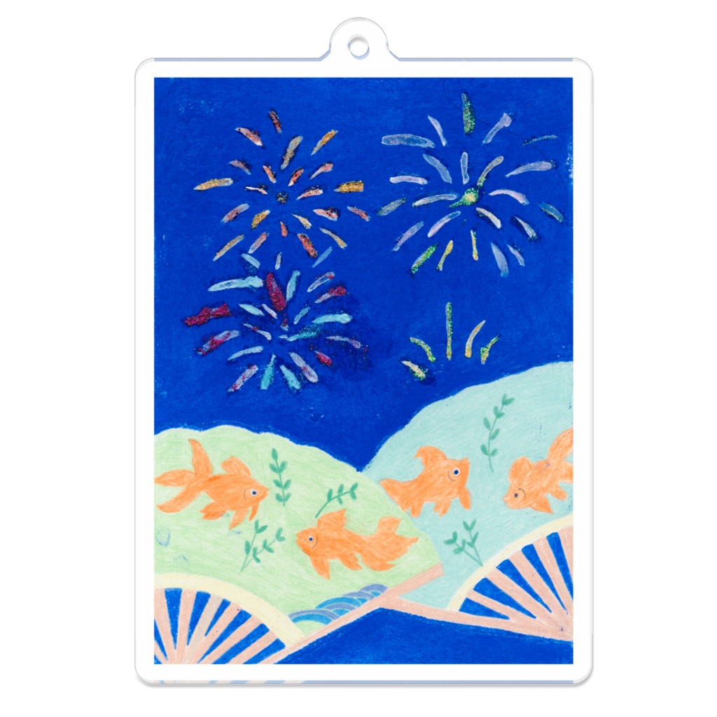 風花火(かざはなび)の詩アクリルキーホルダー
