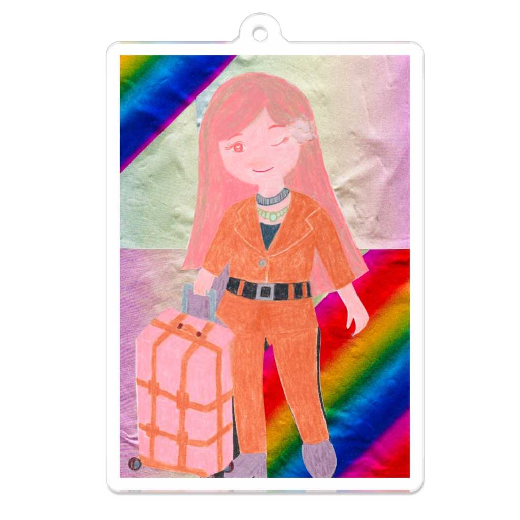 未来へのステージ〜旅立ちのウィンク　アクリルキーホルダー