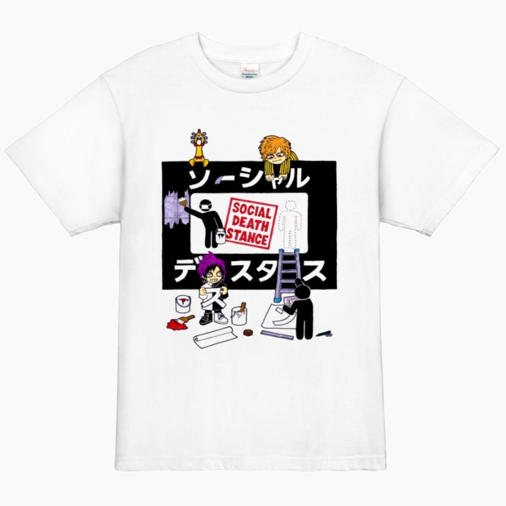 ティーシャツ デス スタンス WHITE ver.