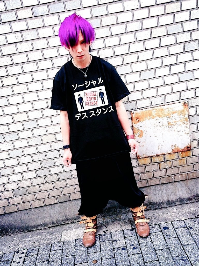 ティーシャツ デス スタンス BLACK ver.