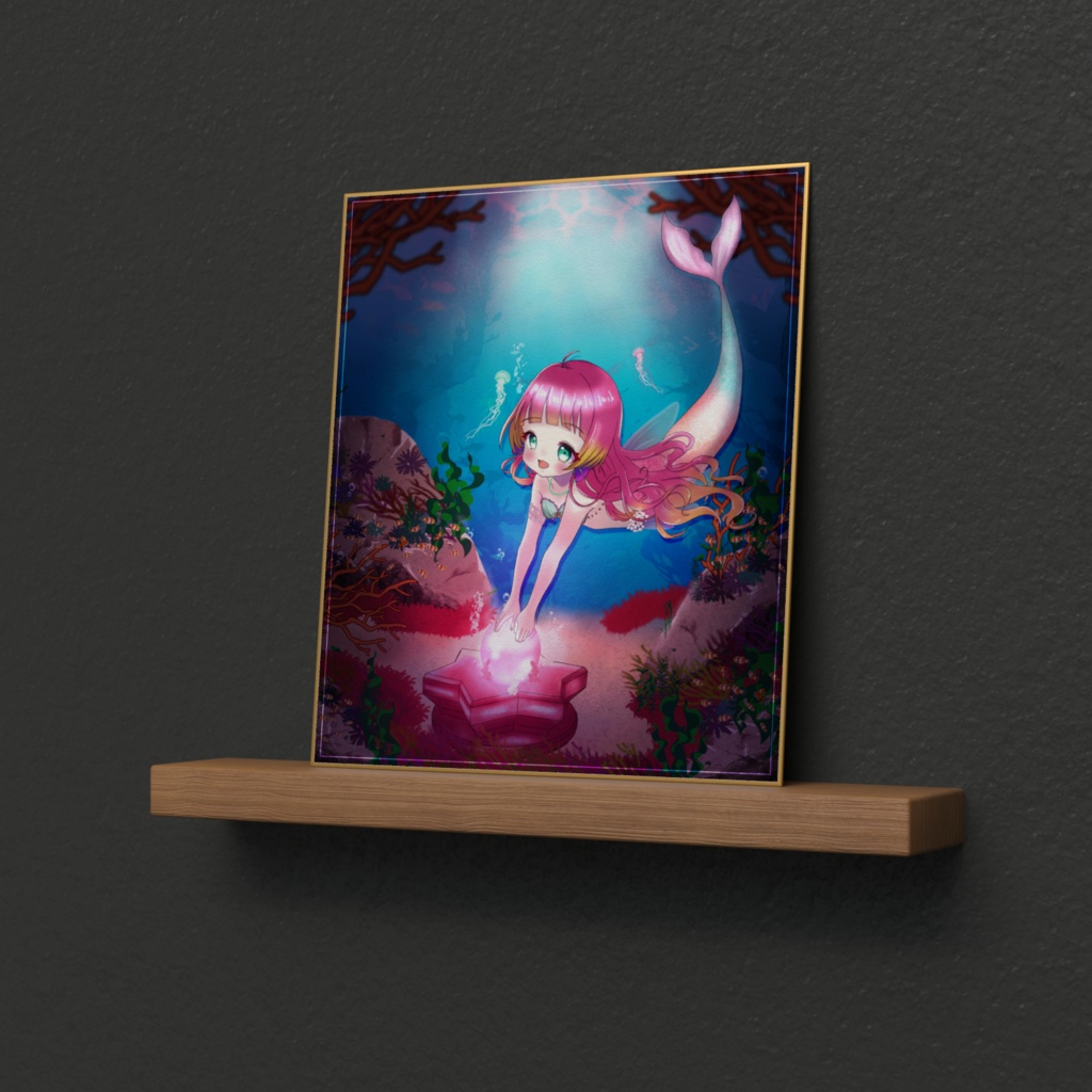 色紙①《Ver.人魚》