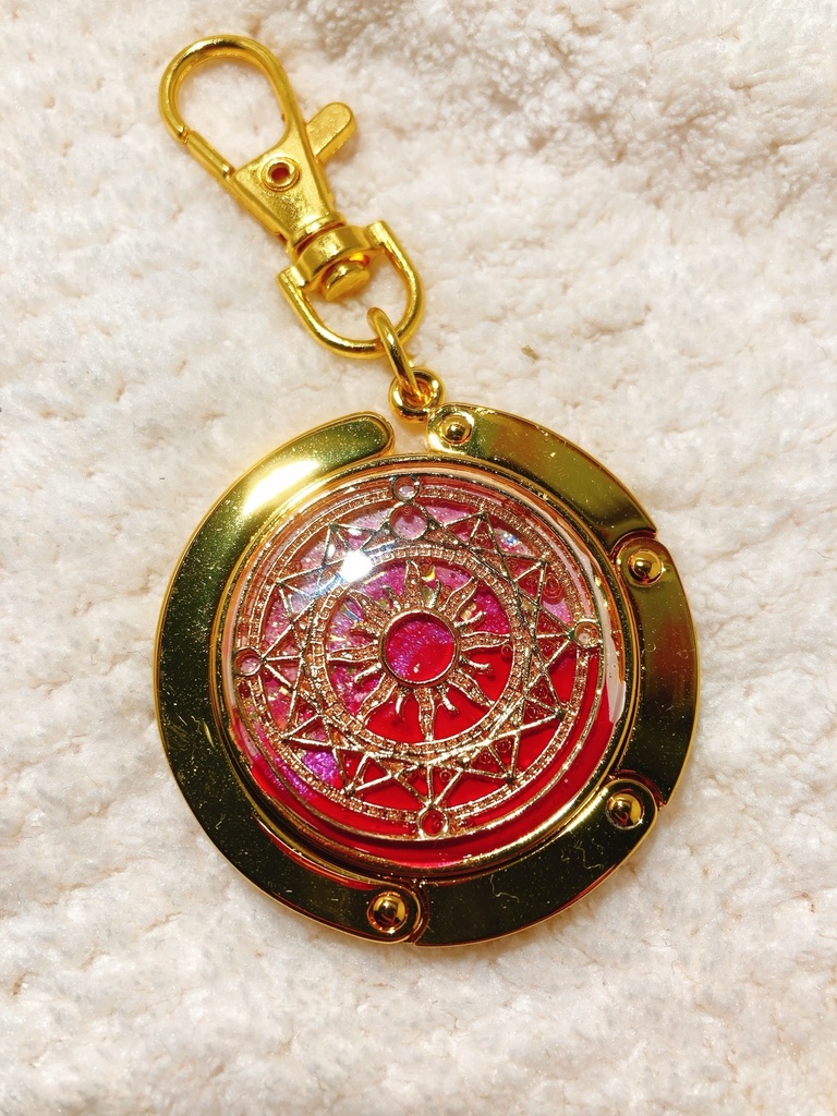 星と月と太陽のバッグハンガー