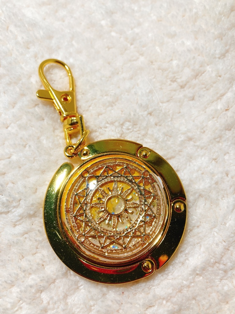 星と月と太陽のバッグハンガー