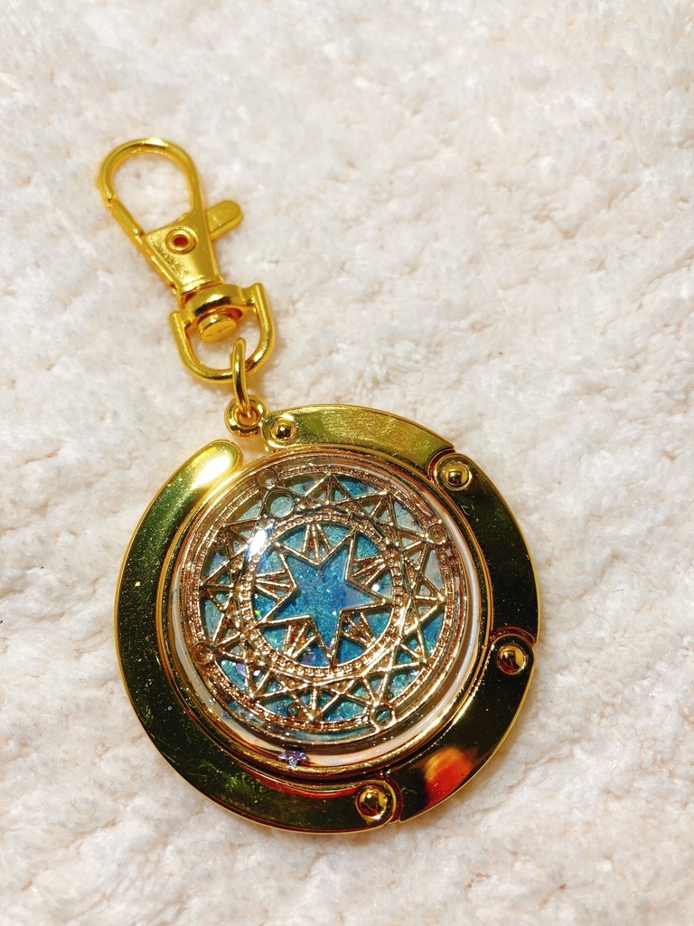 星と月と太陽のバッグハンガー