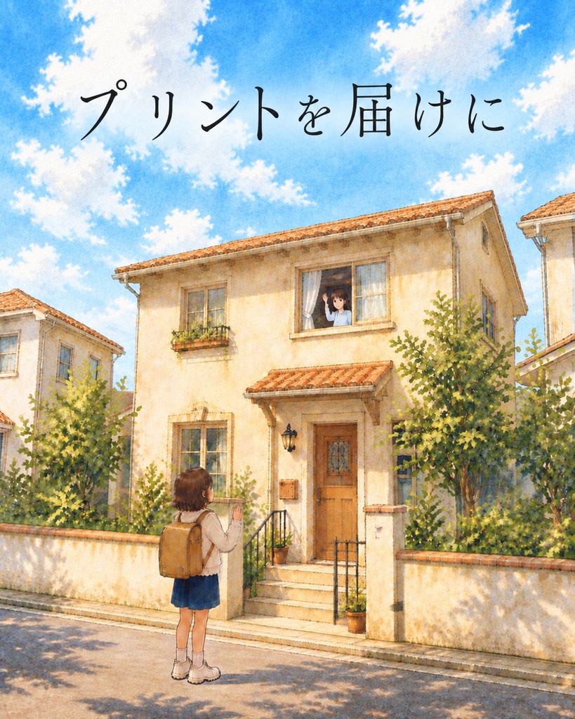 短編絵本『プリントを届けに』