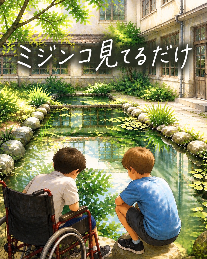 短編絵本『ミジンコ見てるだけ』