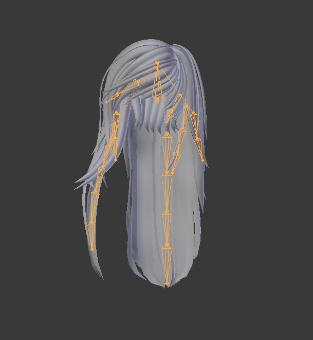 RTV Amanda Hair From Scratch By RustTV - VRChat, Blender, FBX.