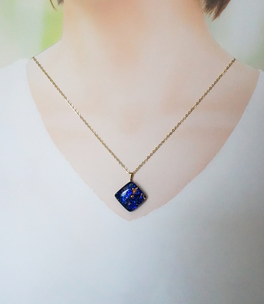 ペンダント/スクエア 星空