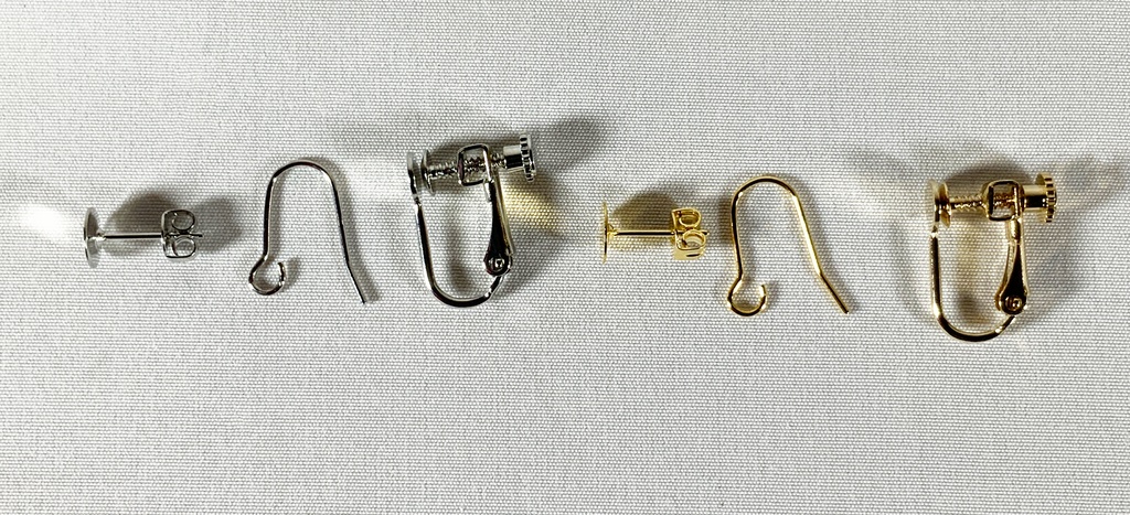 【ピアス・イヤリング】ゴールドライン×パール