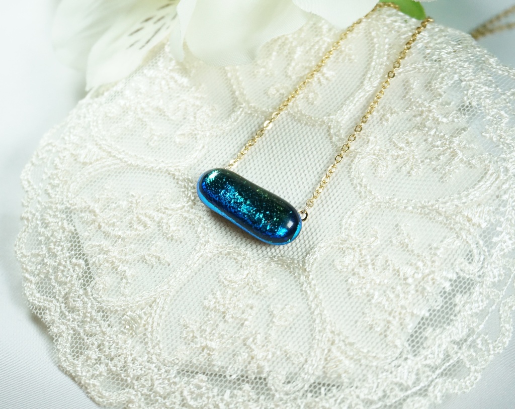 【展示のみ】ペンダント/ロング グリーン