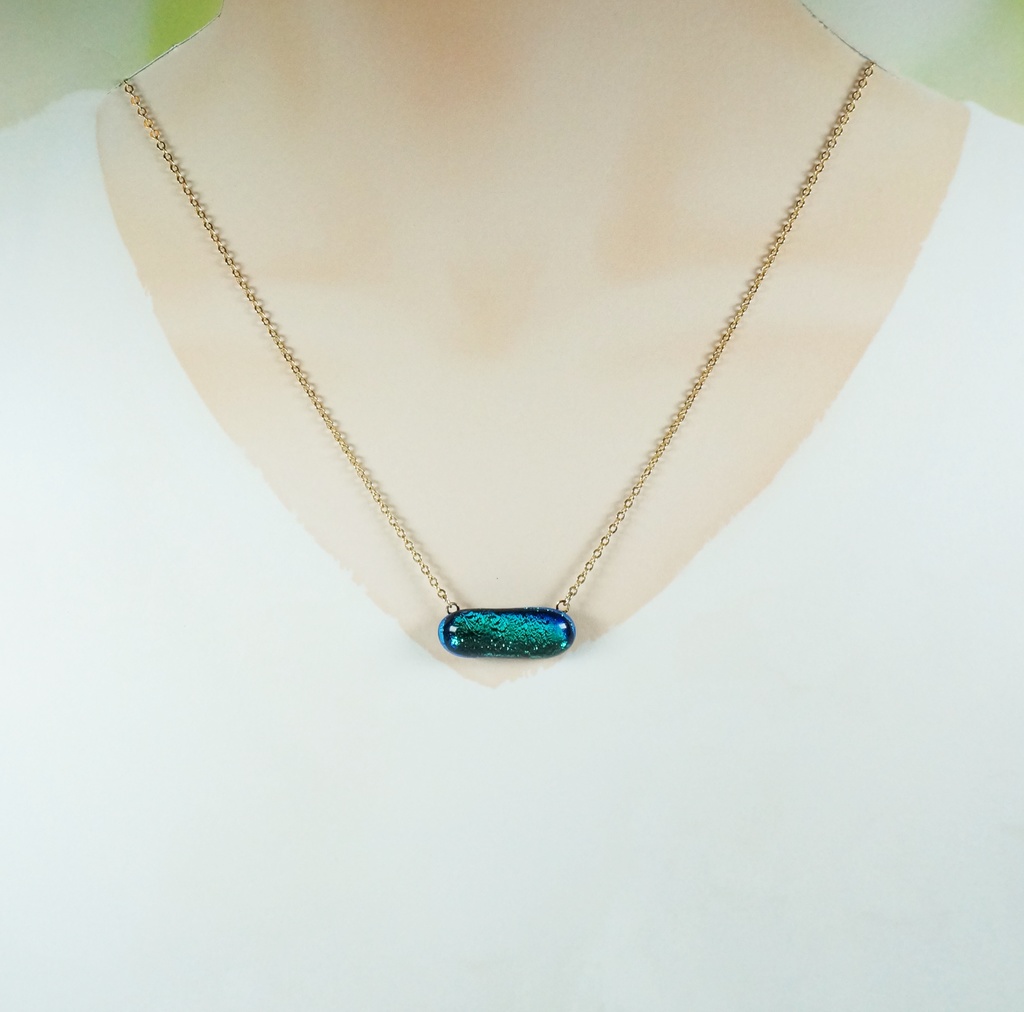 【展示のみ】ペンダント/ロング グリーン