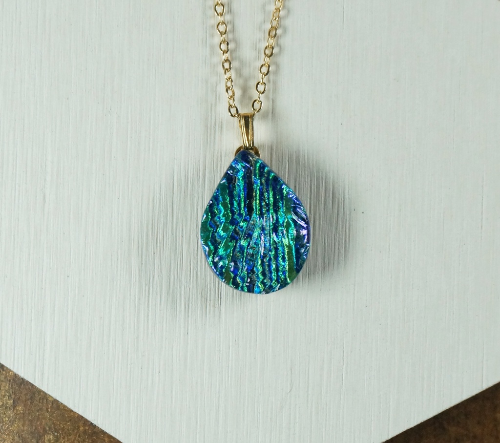 【展示のみ】ペンダント/ブルーフラワー