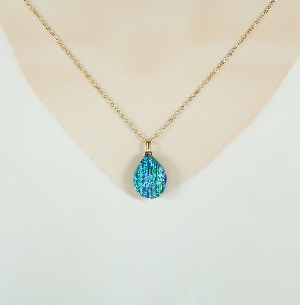 【展示のみ】ペンダント/ブルーフラワー