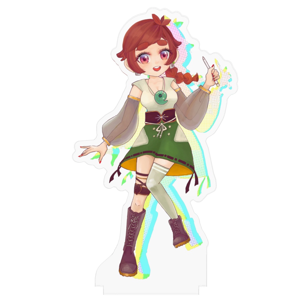 アクスタ玉ざくろ(立ち絵のすがた)