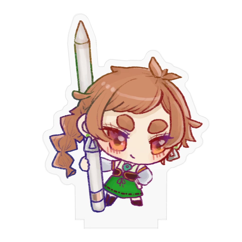 アクスタ玉ざくろ(ちびペンのすがた)