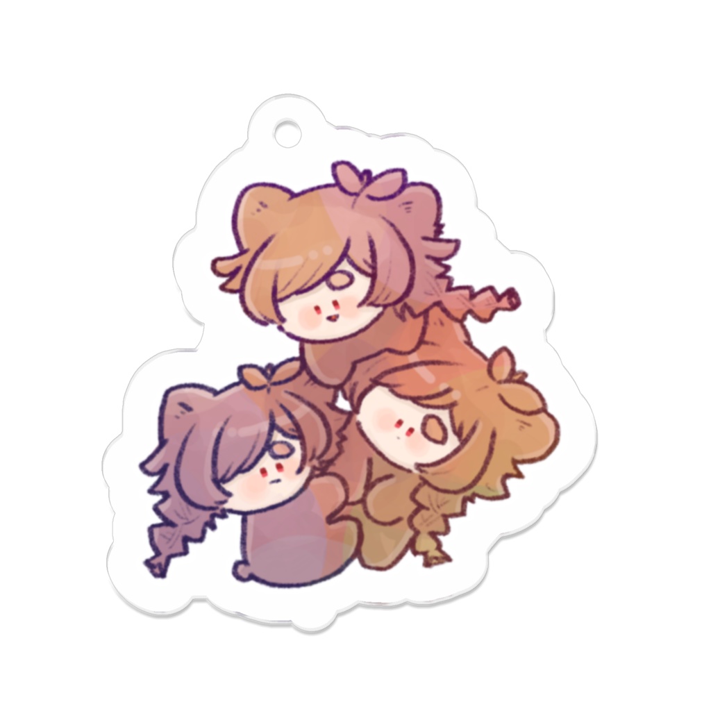 もっちゃりけもまがたまアクキー