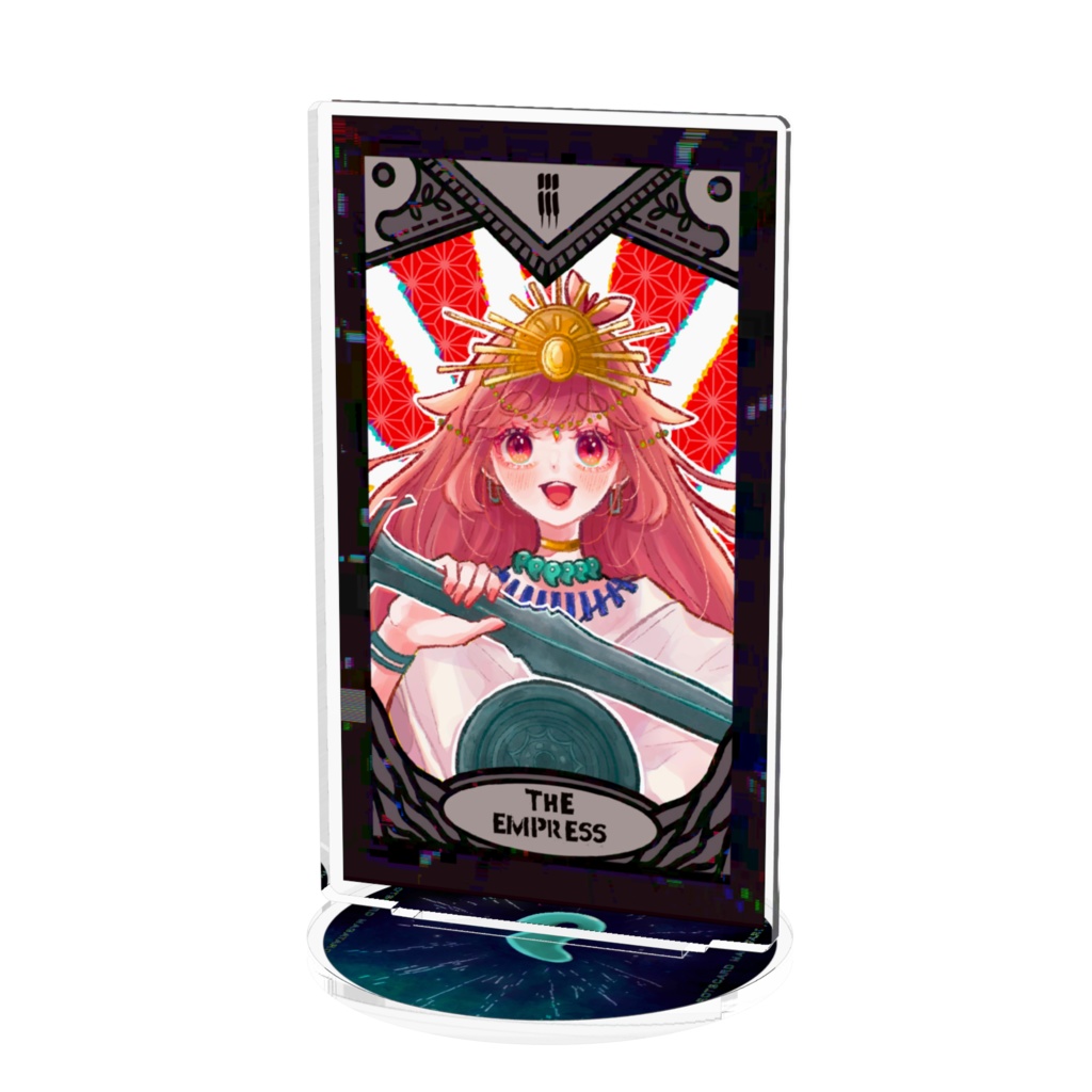 勾玉のアクスタロットカード”女帝”