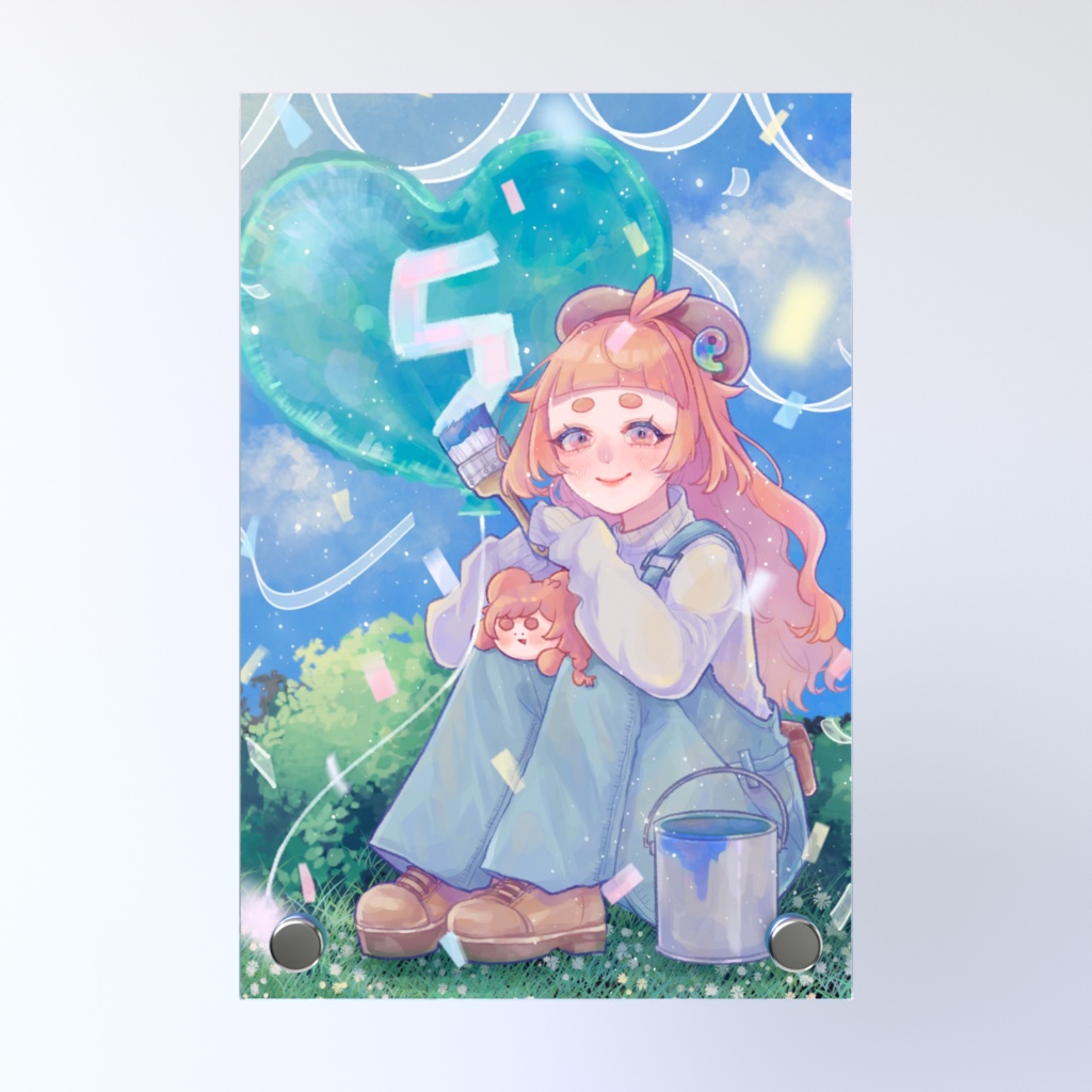 アクリルフォトパネル"5周年"