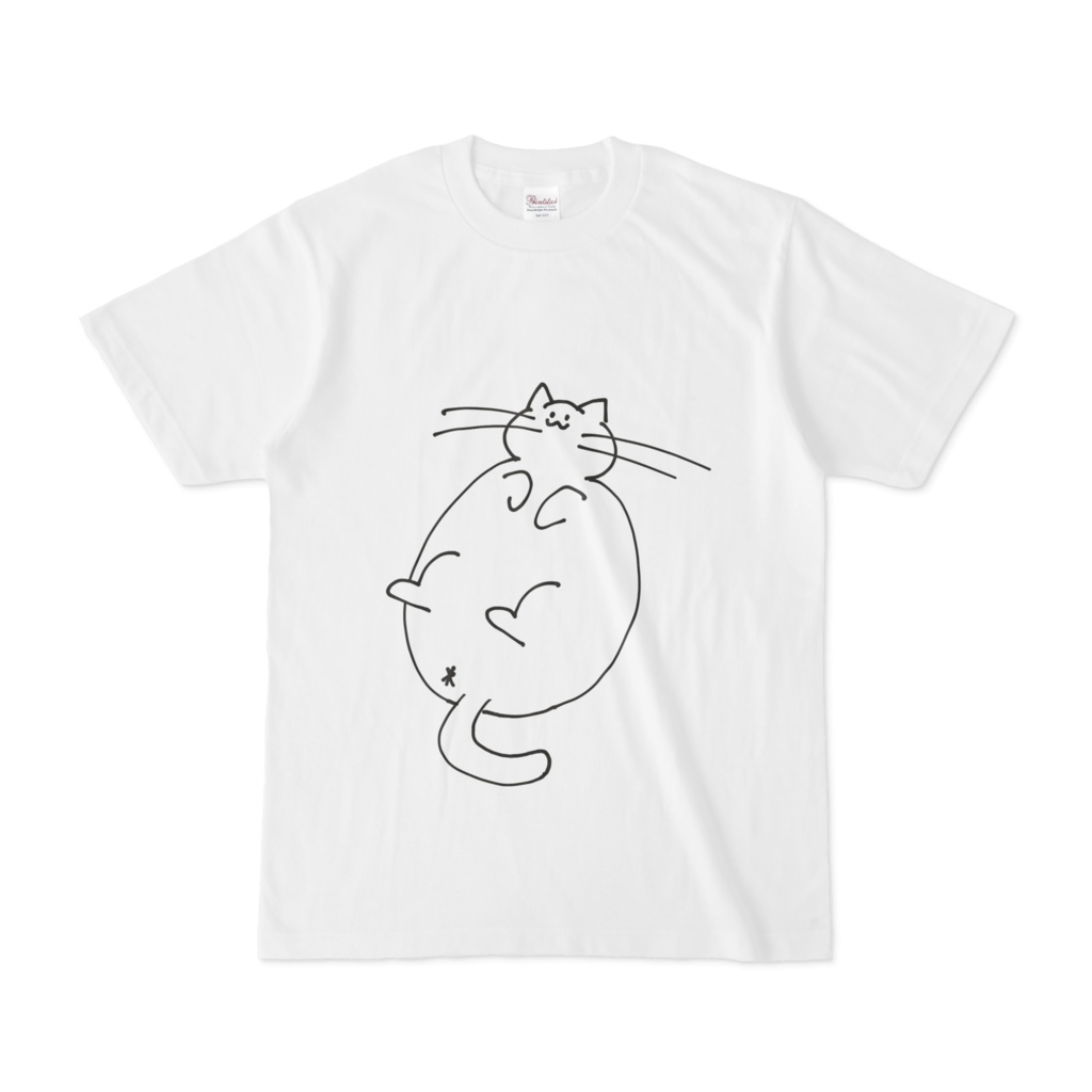 激ゆるおデブねこTシャツ