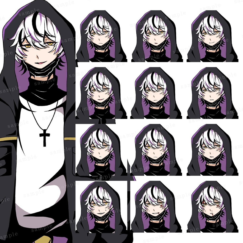 【年越しセール中!】立ち絵素材5【ダウナー系男子】