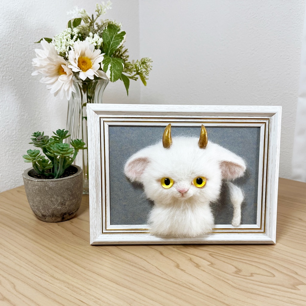 オーダー額縁羊毛フェルト - NEKO-AN'S GALLERY（ねこ庵