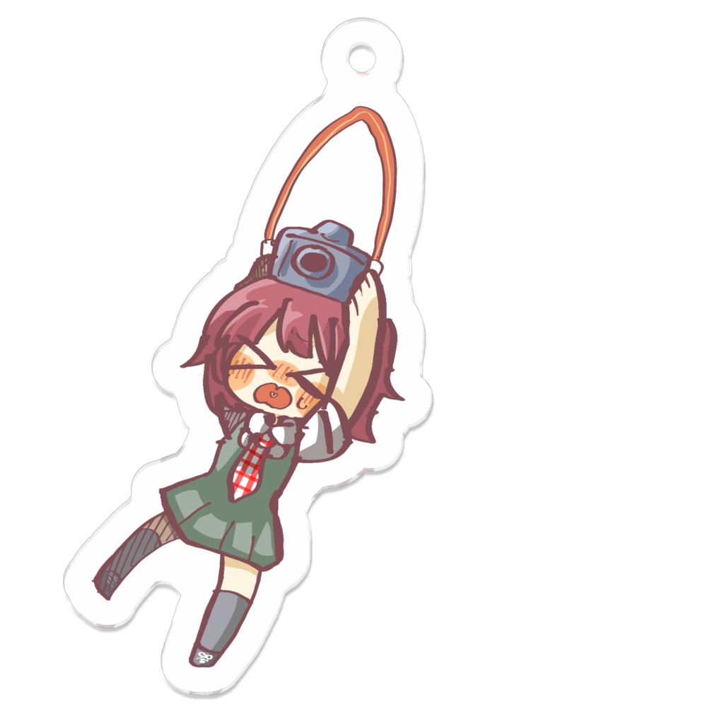 小泉さんのカメラをぶんどるアクキー