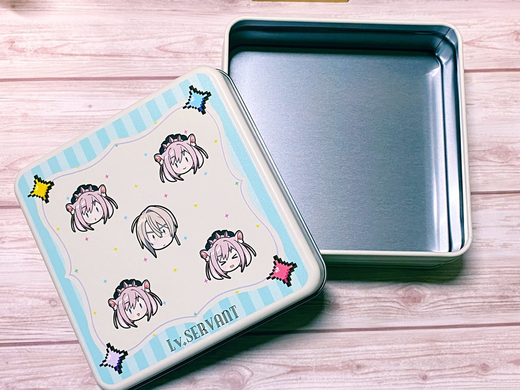 【Lv.SERVANT】スクエア缶(バニラ)