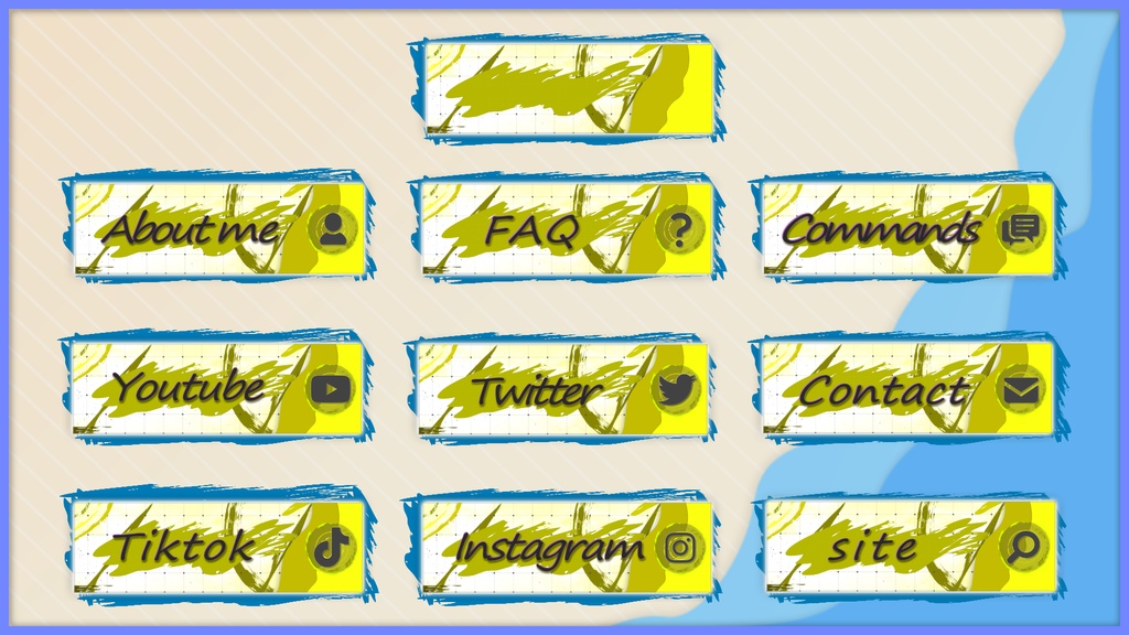 【TwitchPanel】FLOW ツイッチパネル画像【配信】