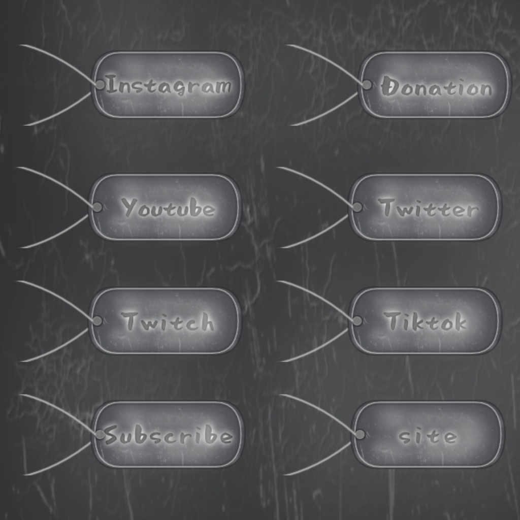 【TwitchPanel】ドックタグ ツイッチパネル【配信】