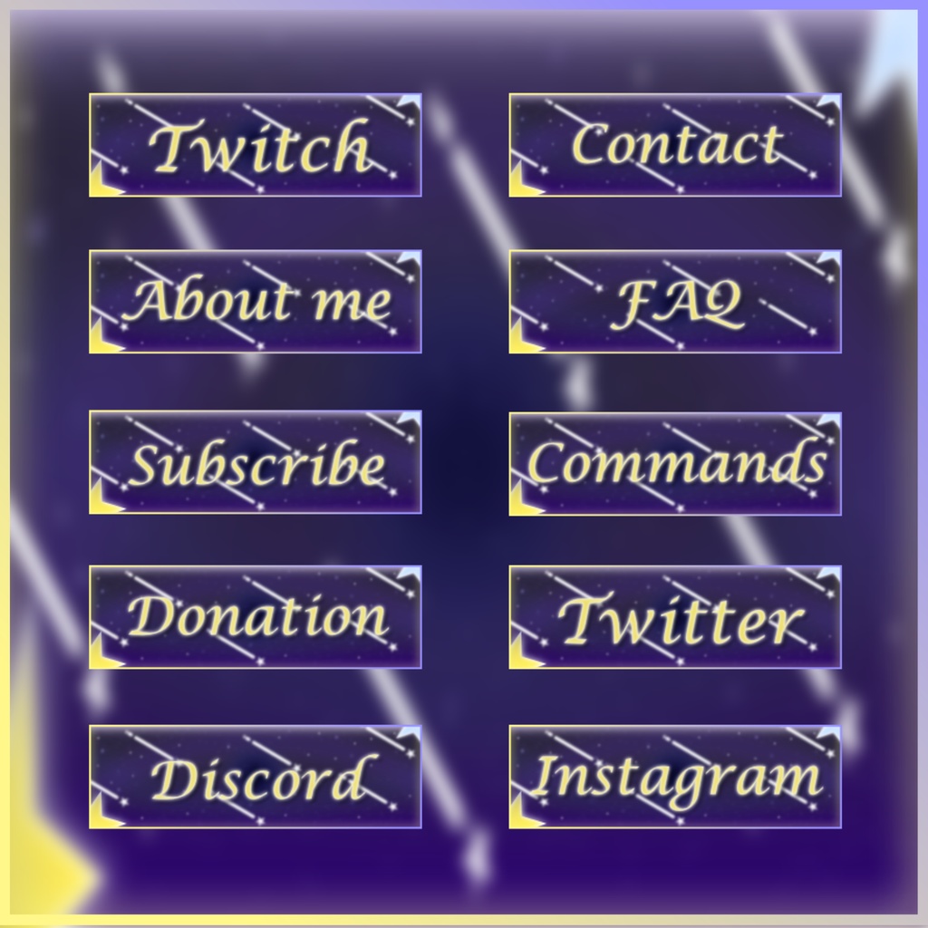 【TwitchPanel】Upon Starツイッチパネル【配信】