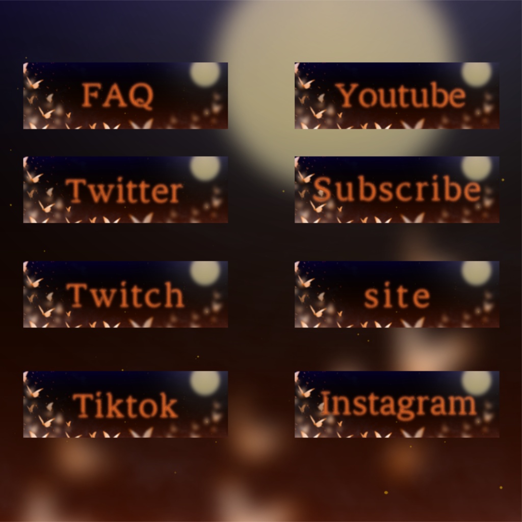 【TwitchPanel】-Butterfly- ツイッチパネル【配信】