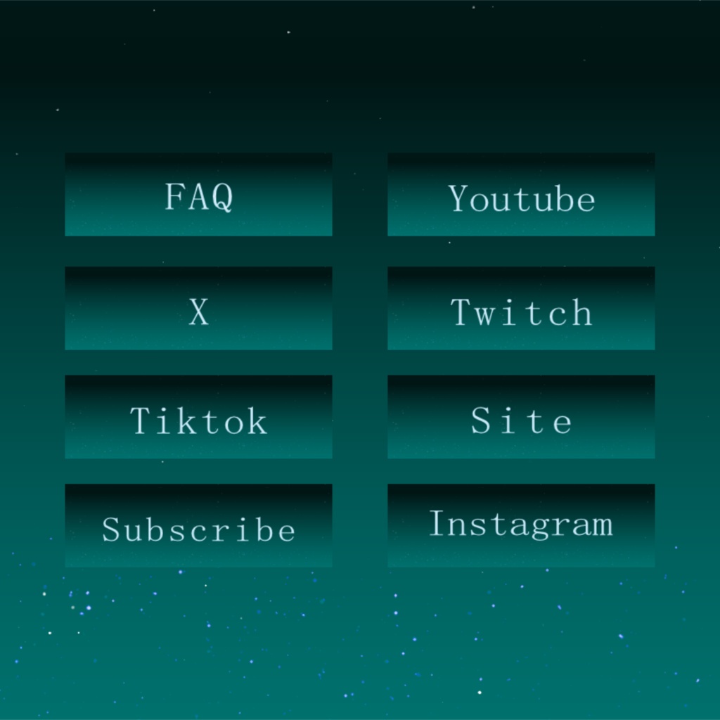 【TwitchPanel】-starry sky-　ツイッチパネル【配信】