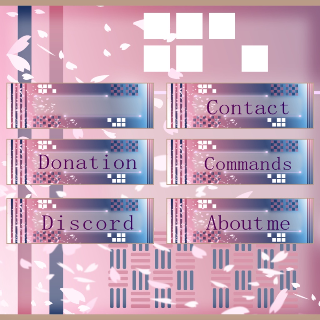 【TwitchPanel】-SAKURAⅴ2- ツイッチパネル【配信】